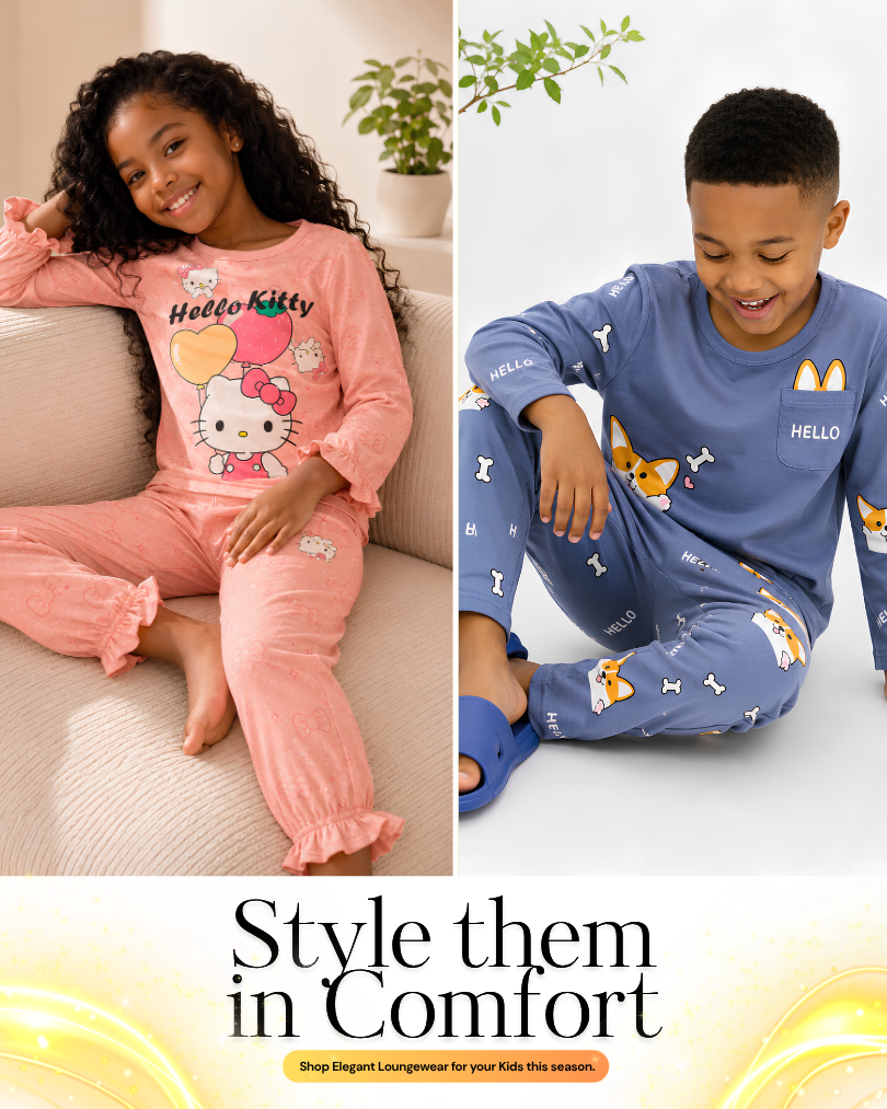 Children's loungewear....potrait