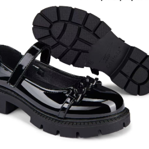 Girls' Patent Leather School Shoes – Smart Comfortable Uniform Shoes