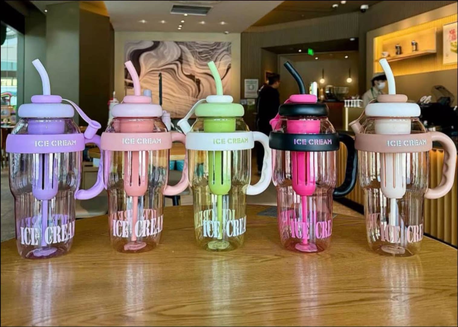 Cute Ice Cream Water Bottle for Children