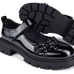 Girls' patent leather school shoes