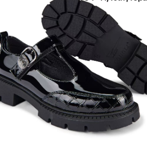 Girls' Leather School Shoes