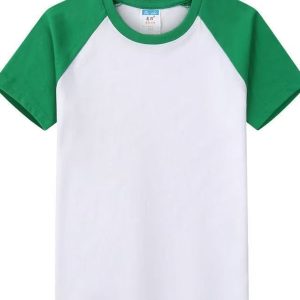 Boy's Green and White Independence Day Fashion Tshirt