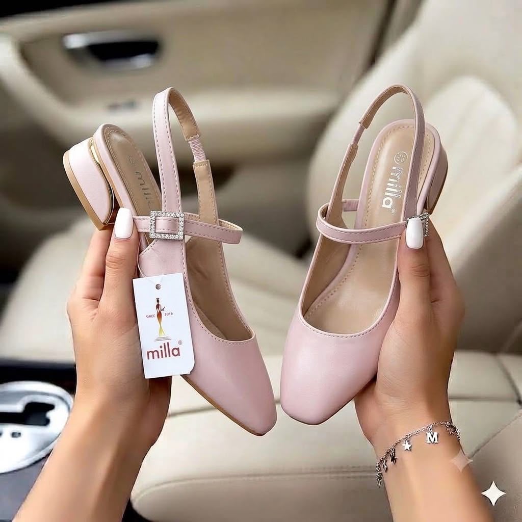 Women's Slingback Stiletto Heels – Elegant Covered Pointed-Toe Dress Shoes - Image 2